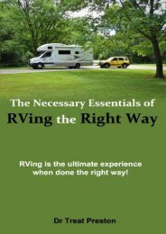 The Necessary Essentials of RVing The Right Way: RVing is the ultimate experience when done the right way!