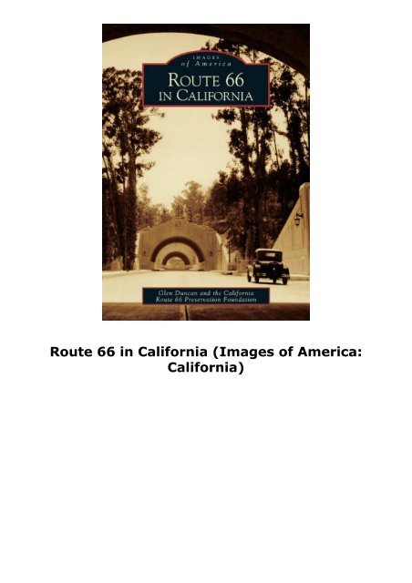 Route 66 in California (Images of America: California)