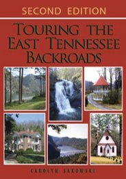 Touring the East Tennesee Backroads (Touring the Backroads)