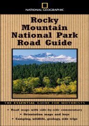 National Geographic Road Guide to Rocky Mountain National Park: The Essential Guide for Motorists (National Geographic Road Guides)