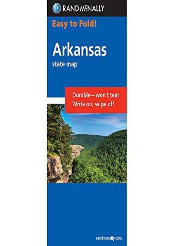 Rand McNally Arkansas Easy to Fold (Laminated)