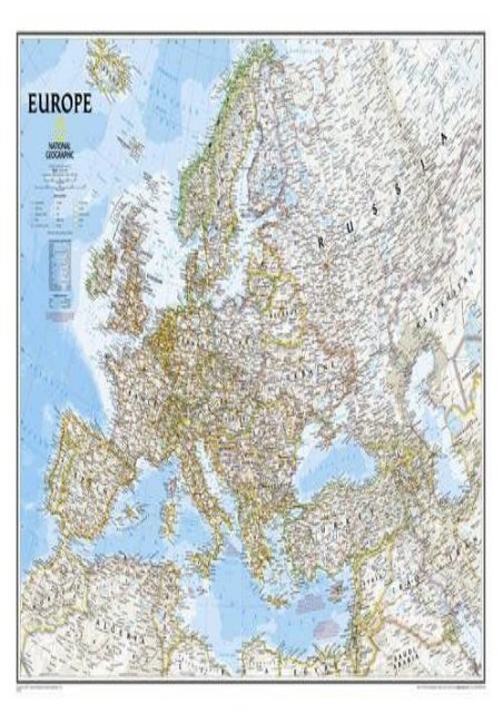 Europe Classic [Tubed] (National Geographic Reference Map)