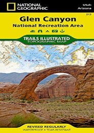 Glen Canyon National Recreation Area: Utah / Arizona, USA (Trails Illustrated Map # 213)