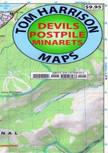 Devil s Postpile Trail Map (Tom Harrison Maps)