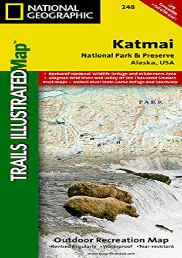 Katmai National Park and Preserve (National Geographic Trails Illustrated Map)