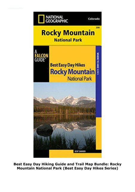 Best Easy Day Hiking Guide and Trail Map Bundle: Rocky Mountain National Park (Best Easy Day Hikes Series)