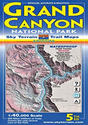 Grand Canyon Trail Map 5th Edition