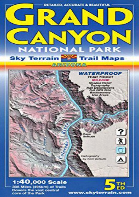 Grand Canyon Trail Map 5th Edition - Grand Canyon Trail Map 5th Edition