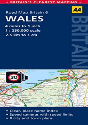 Wales Road Map (Aa Road Map)