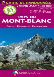 Pays Du Mont-Blanc 1:50K (Hiking Map) (French Edition)