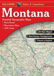 Montana Atlas   Gazetteer