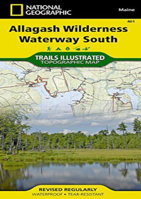 Allagash Wilderness Waterway South National Geographic Trails Allagash Wilderness Waterway South National Geographic Trails Illustrated Map