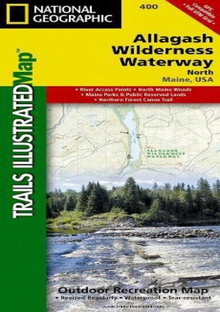Allagash Wilderness Waterway : north : Maine, USA : river access points 