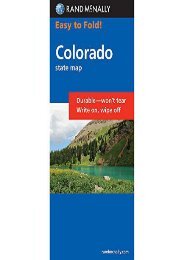 Rand McNally Easy to Fold: Colorado (Laminated) (Easyfinder S)
