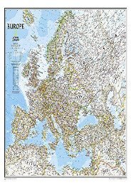 Europe Classic – Laminated (National Geographic Reference Map)