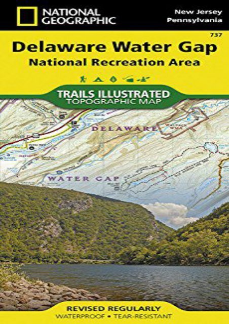 Delaware Water Gap National Recreation - Delaware Water Gap National Recreation Area National Geographic Trails Illustrated Map