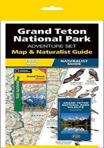 Grand Teton National Park Adventure Set: Map   Naturalist Guide