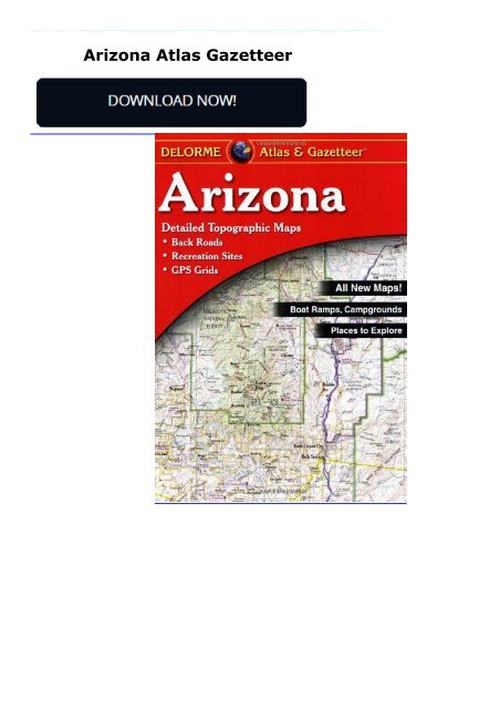 Arizona Atlas   Gazetteer