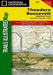 Theodore Roosevelt National Park (National Geographic Trails Illustrated Map)