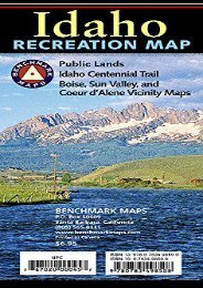 Idaho Recreation Map (Benchmark Maps: Idaho)