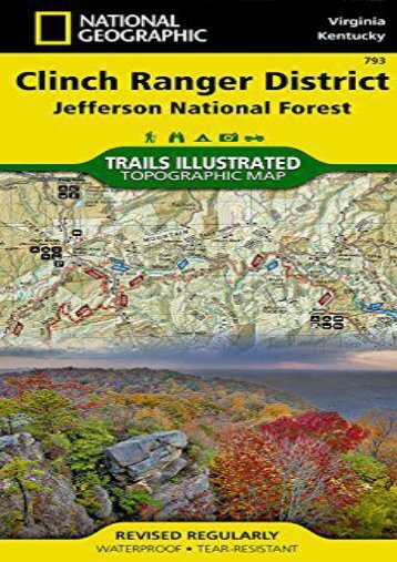 Clinch Ranger District [Jefferson National Forest] (National Geographic Trails Illustrated Map)