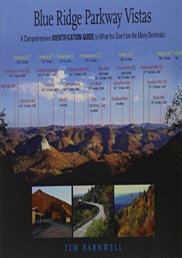 Blue Ridge Parkway Vistas: A Comprehensive Identification Guide to What You See from the Many Overlooks