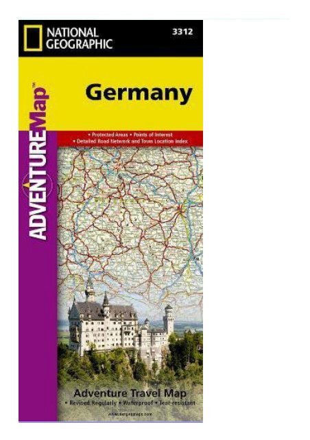 Germany (National Geographic Adventure Map)