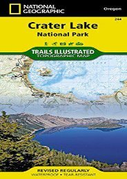 Crater Lake National Park (National Geographic Trails Illustrated Map)