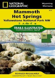 Mammoth Hot Springs, Wyoming/Montana, USA (Trails Illustrated 303) (National Geographic Trails Illustrated Map)