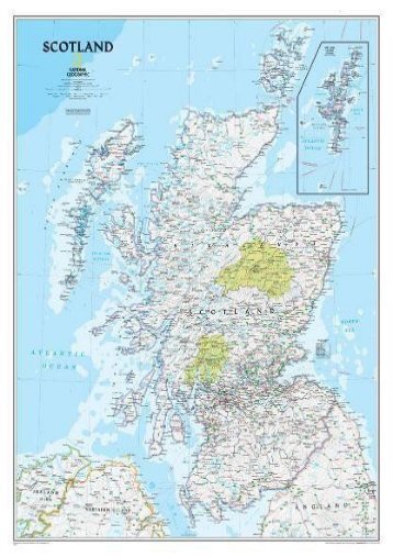 Scotland Classic [Tubed] (National Geographic Reference Map)