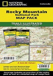 Rocky Mountain National Park [Map Pack Bundle] (National Geographic Trails Illustrated Map)