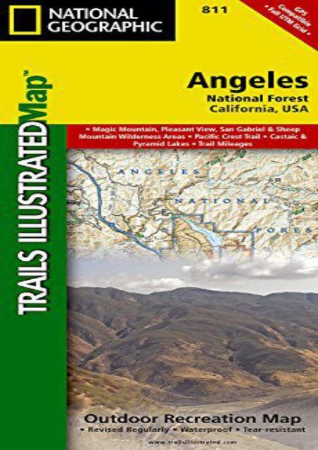 Angeles National Forest (National Geographic Trails Illustrated Map)