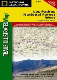 Los Padres National Forest West (National Geographic Trails Illustrated Map)