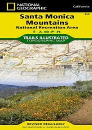 Santa Monica Mountains National Recreation Area (National Geographic Trails Illustrated Map)