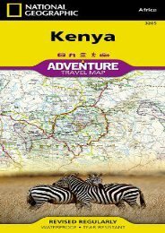 Kenya (National Geographic Adventure Map)