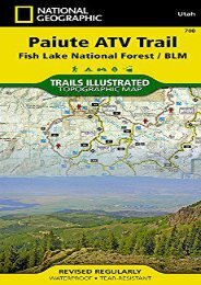Paiute ATV Trail [Fish Lake National Forest, BLM] (National Geographic Trails Illustrated Map)