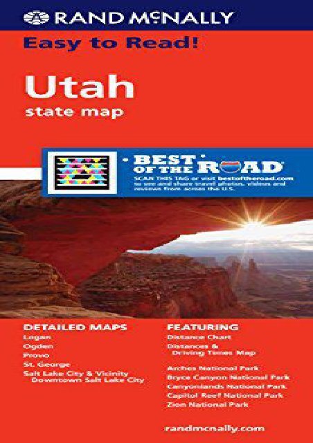 Utah Road Map