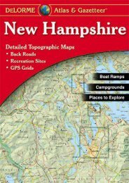 New Hampshire Atlas and Gazetteer : Topographic Maps of the