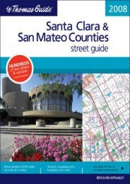 The Thomas Guide Santa Clara   San Mateo Counties Street Guide (Thomas Guide Santa Clara/San Mateo Counties Street Guide   Directory)