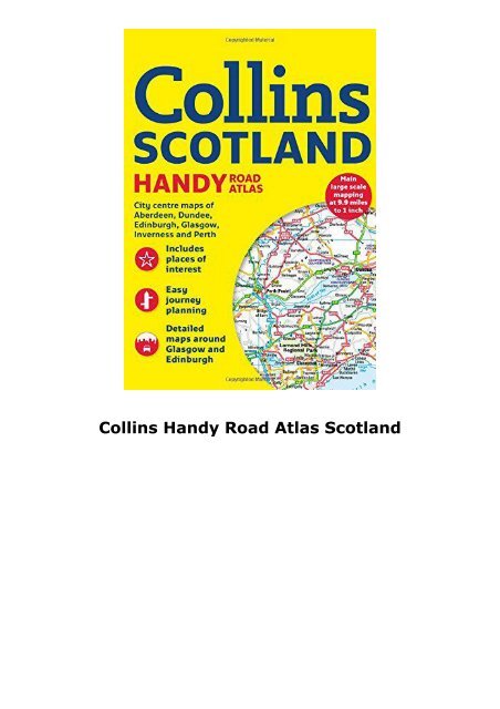 Collins Handy Road Atlas Scotland