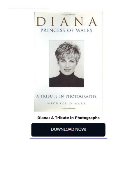 Diana: A Tribute in Photographs
