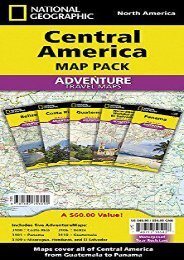 Central America [Map Pack Bundle] (National Geographic Adventure Map)