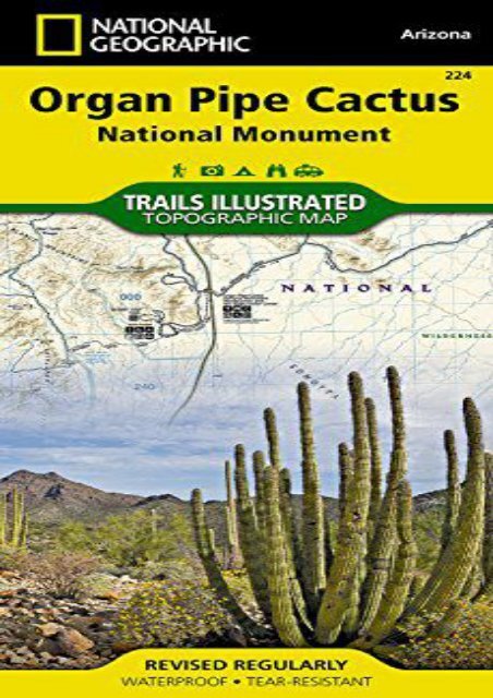 Organ Pipe Cactus National Monument (National Geographic Trails Illustrated Map)