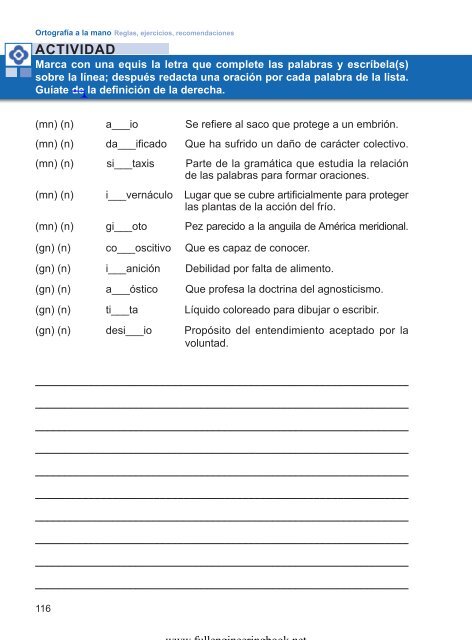 Ortografía a la mano. Reglas, ejercicios, recomendaciones - Julián Osorno