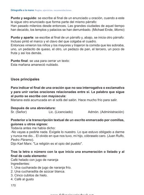 Ortografía a la mano. Reglas, ejercicios, recomendaciones - Julián Osorno