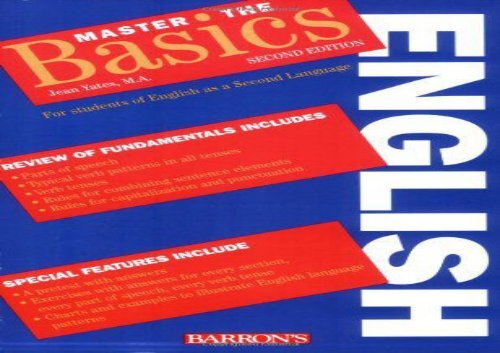 Master the Basics: English (Master the Basics)