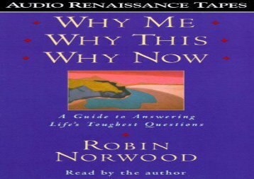 Title: Why Me Why This Why Now