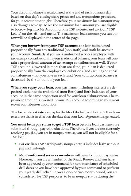 TSP Loans