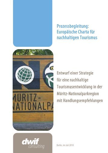 Touristische Strategie - Nationalpark Müritz