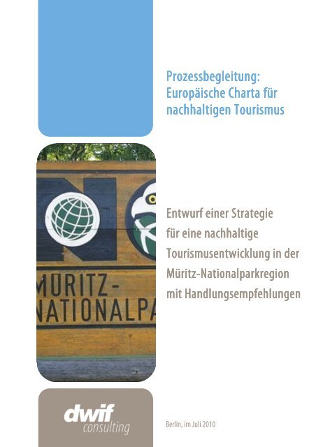 Touristische Strategie - Nationalpark Müritz